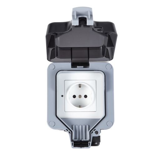 Smart Wireless Remote Control EU Wi-Fi Outdoor Waterproof Outlet Single Switch