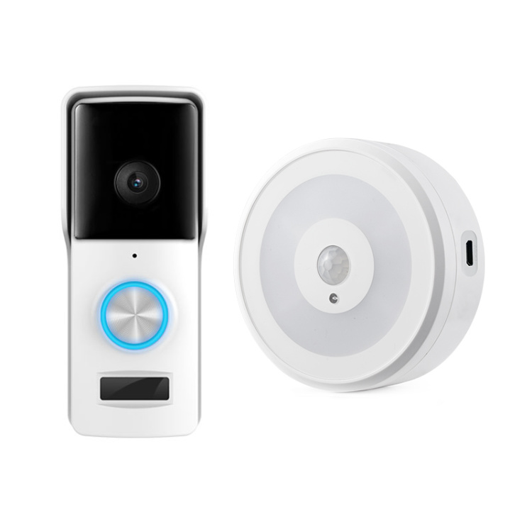 Smart Doorbell with PIR Night Light Door Chime
