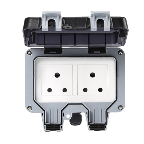 Smart Wi-Fi Bluetooth Zigbee South Africa India Outdoor Socket IP66 Waterproof Socket Switch