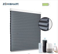 Zemismart Blackout Cellular Shade, Tuya WiFi Electric Honeycomb Blind Built in battery, Alexa Google Home Timer Control