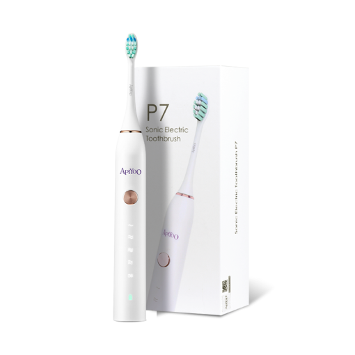 IPX7 Waterproof Oral Care Electric Sonic Toothbrush Wireless Charging Replacement Head For Adult