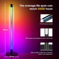 Smart Light Bars RGBIC Corner Ambience Light for Gaming Entertainment, PC, TV, Game Room Decoration Music Sync