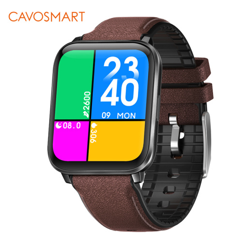 1.69 Inch Screen Wireless Charger Real Blood Oxygen Real Time Heart Rate Temperature Waterproof Smart Watch