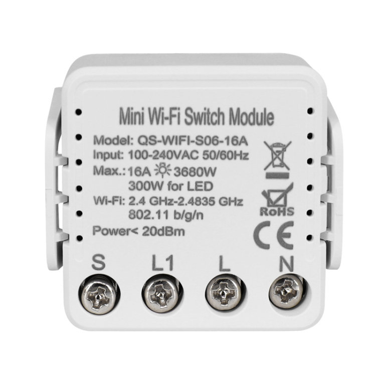 16A Mini Wi-Fi Switch Module