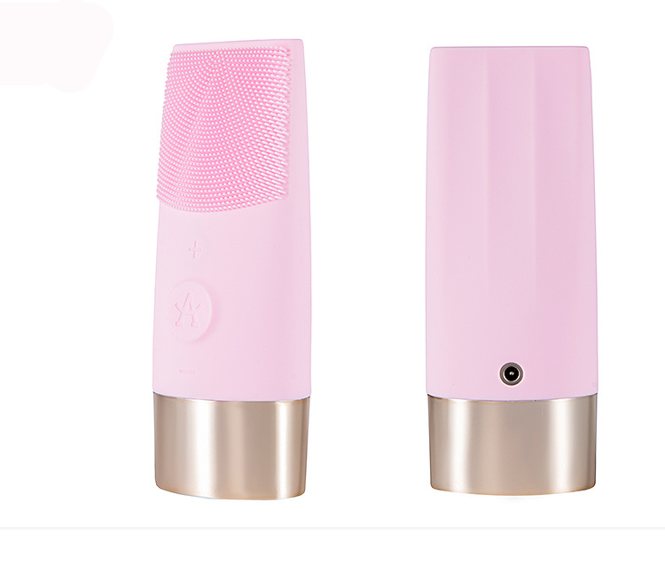 Beauty Facial Personal Care Electric Silicone Bamboo Facial Cleansing Brush Nutra Sonic