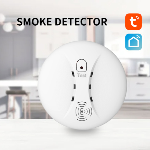 Tuya Smart Interlink Smoke Detector Carbon Monoxide Sensor CO Alarm Audible  Visual Fire Device 85dB Siren Alert Battery Powered - AliExpress
