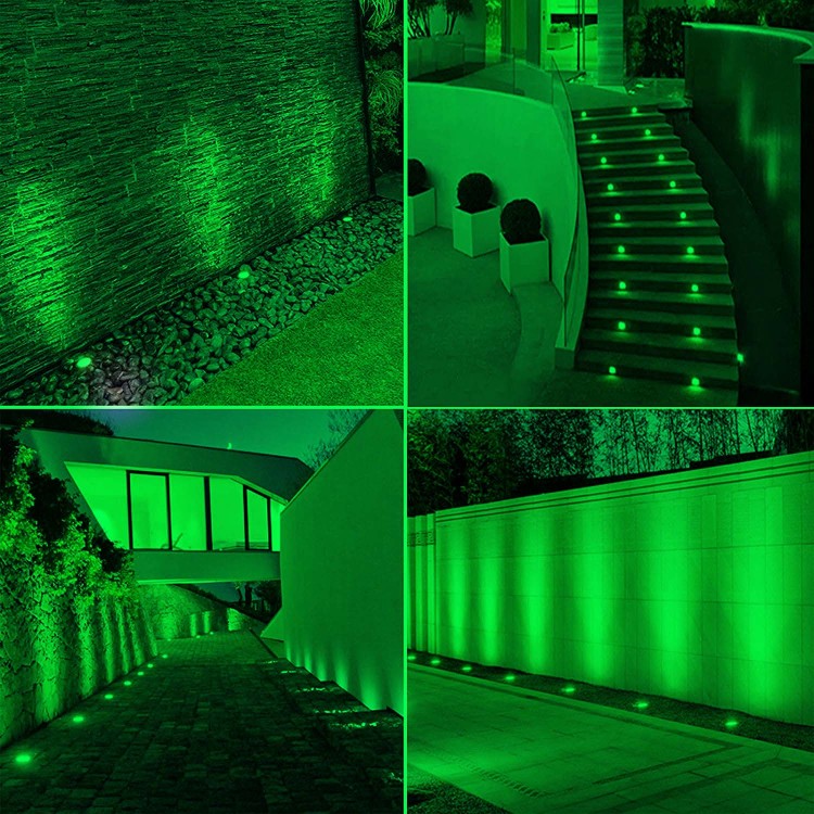 Tuya Smart DC12V Mini LED IP67 Side Luminous Underground Light Step Stair Light Landscape Garden Deck Light E22
