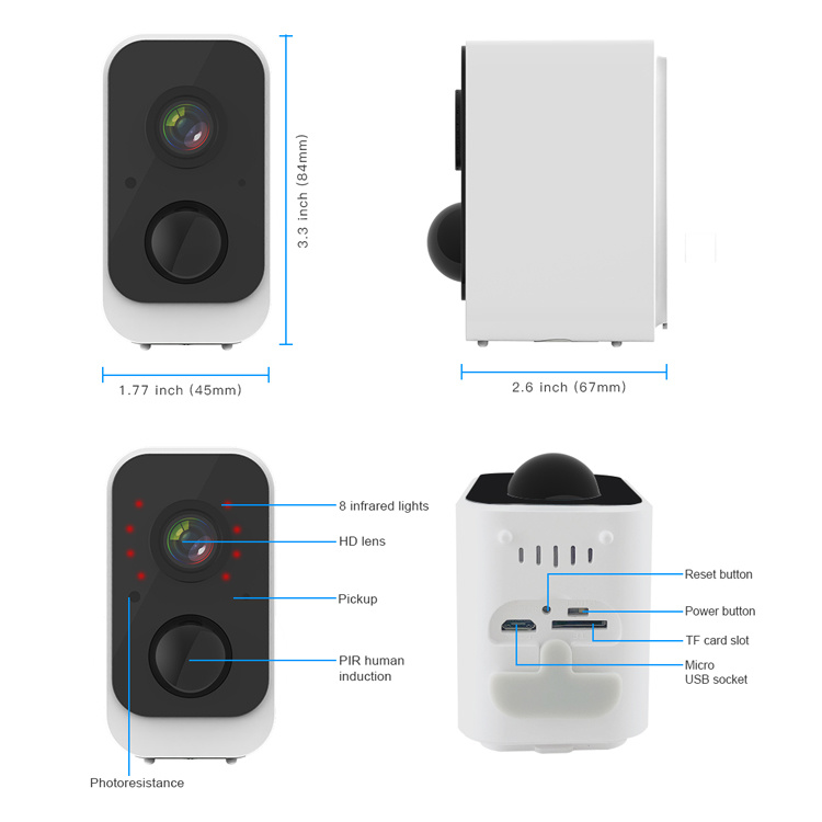Smart low power consumption battery camera