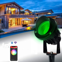 LED outdoor low voltage mini lawn ground plug light garden garden light decoration energy-saving atmosphere street light