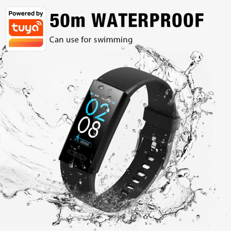 1.14 Inch Screen Real-time Heart Rate Temperature Pedometer Sleep IP68 Smart Band Smart Bracelet Smart Watch