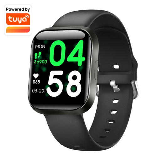 Real Time Heart Rate Thermometer Pedometer Sleep Music control Call & Sms Reminder Smart Watch