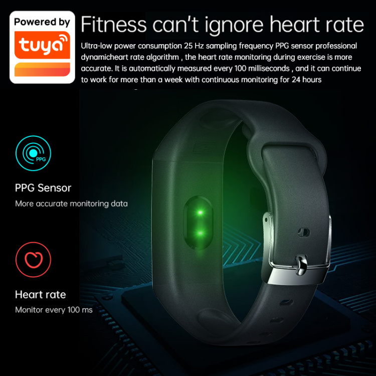 Custom Your Own Brand Heart Rate Monitor Blood Pressure Smart Bracelet Health Sport Smart Watch