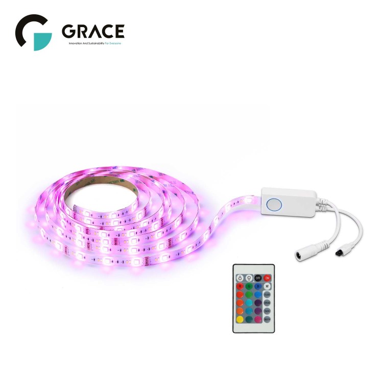 Smart LED Strip Light RGBCCT With IR Remote Controller