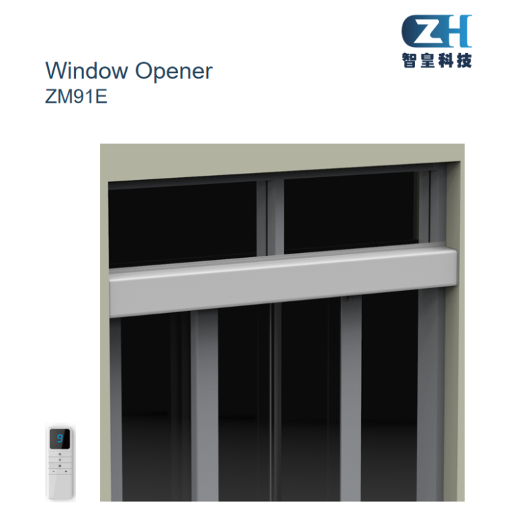 ZH Motorized Window Opener For Sliding Window With Wi-Fi Version