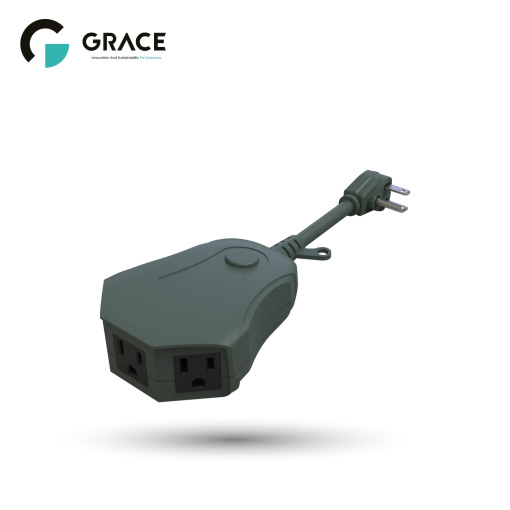 Smart Wi-Fi Outdoor Plug 3-Outlets US Standard