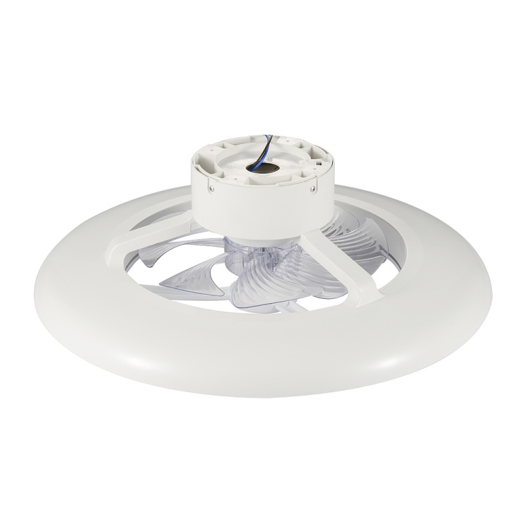 Smart Wi-Fi  RGBCW Ceiling Fan Light  D550mm With Chrome Plated Ring For Room