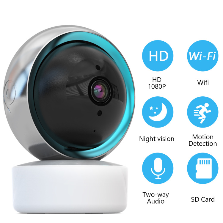 1080P baby monitor， with temparature and cry detection