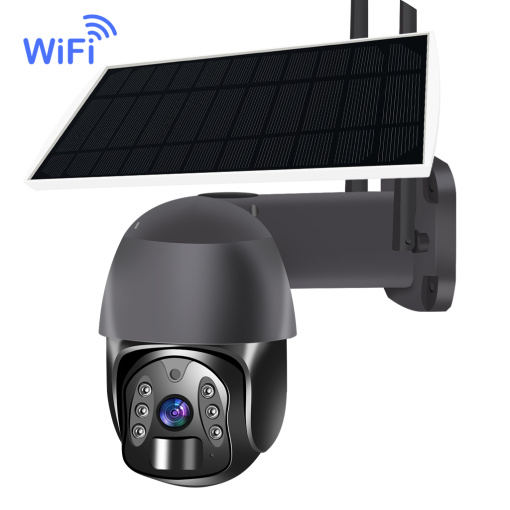 SQW-2 Low Power 1080p Wifi Network SD Card Cloud Storage PIR Human Detection Bulit-in Battery Camera With 8W Solar Panel