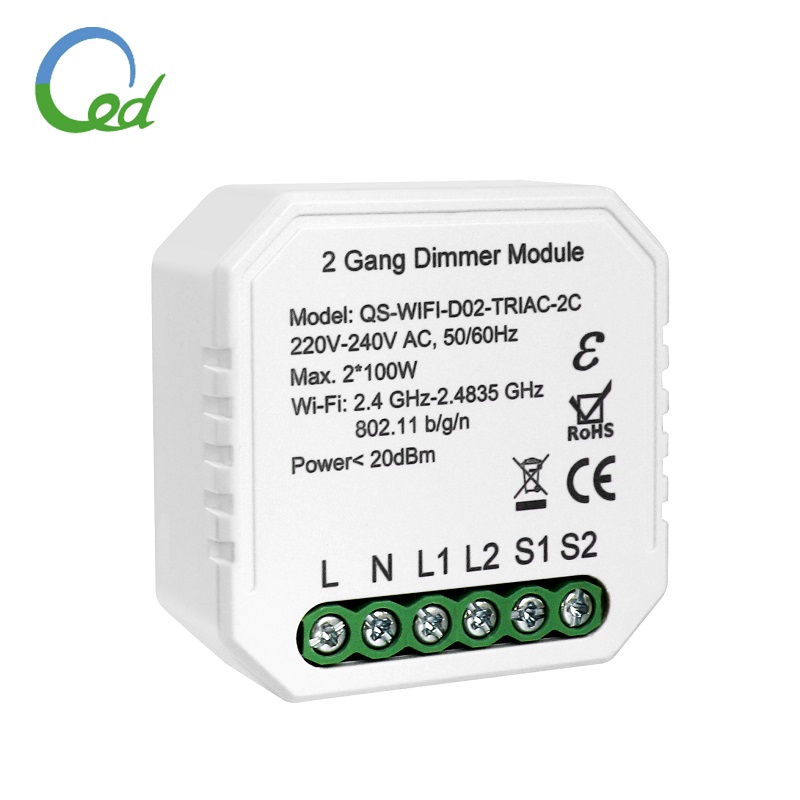 2 gang wifi dimmer switch