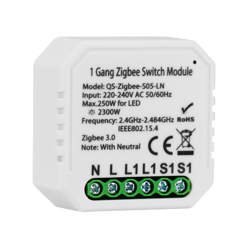 1 gang store zigbee switch module