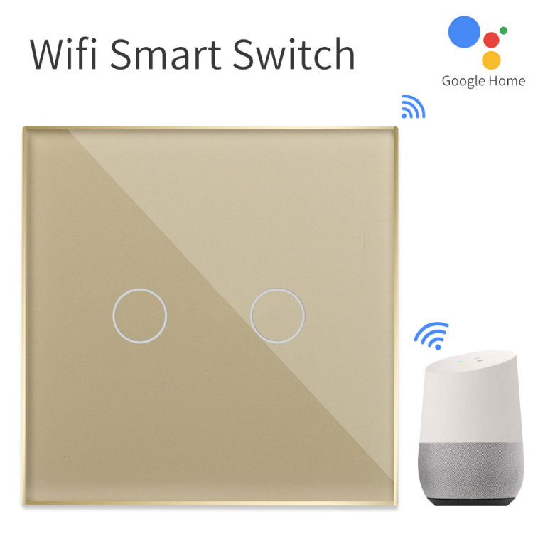 Bingoelec Wi-Fi 2Gang Smart Switch NO Neutral