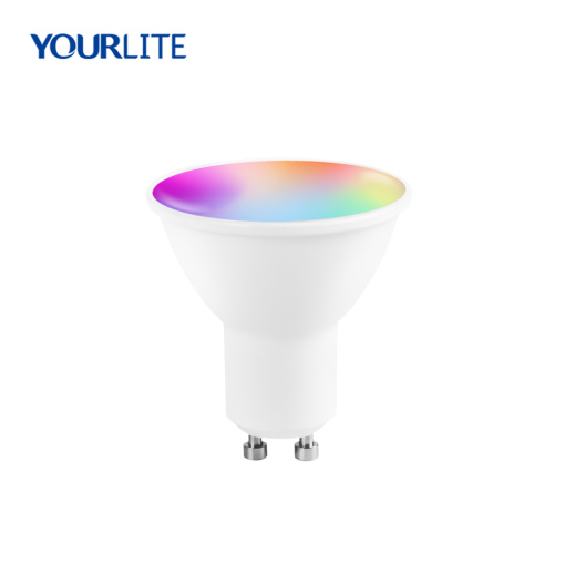 Smart Wi-Fi LED Halogen Bulb RGB CCT Adjustable Dimmable GU10 Beam Angle 120°