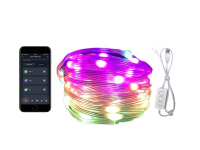 Smart String Lights Work APP Scene Control ICRGB Color Changing Lights for Christmas Room Bedroom Wedding Party Wall Dec