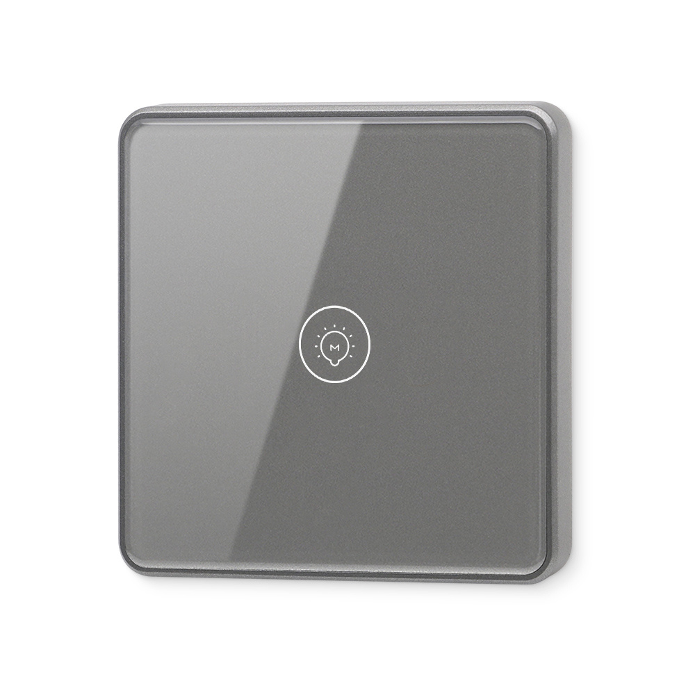 中规zigbee单火磁保持触摸开关1路pc框