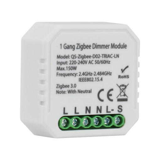 1 Gang Zigbee Triac Dimmer