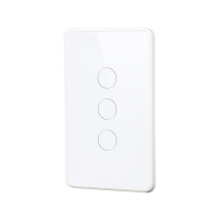 US Standard Zigbee（3 gang）Smart Touch Switch（PC）