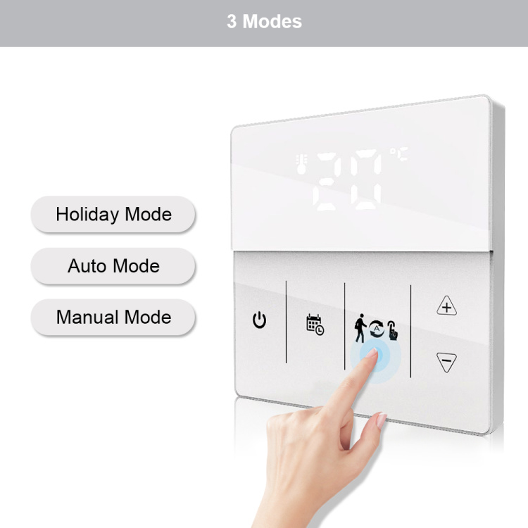 Smart Home Tuya WiFi Thermostat Temperature Controller for Water / Electric Floor Heating Water / Gas Boiler Works with 