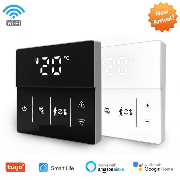Smart Home Tuya WiFi Thermostat Temperature Controller for Water / Electric Floor Heating Water / Gas Boiler Works with 
