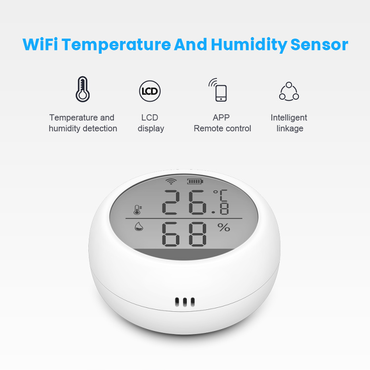 Tuya Smart ZigBee Temperature And Humidity Sensor With LCD Display