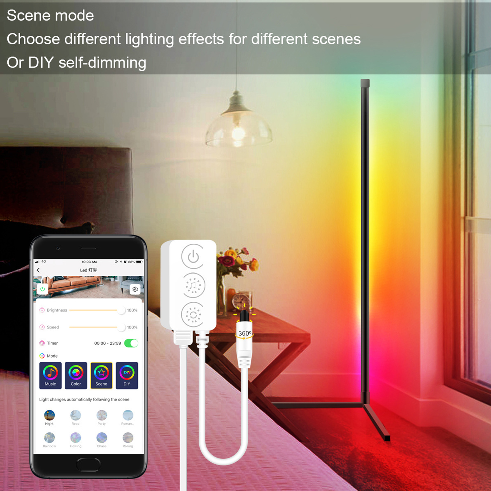 zigbee floor lamp