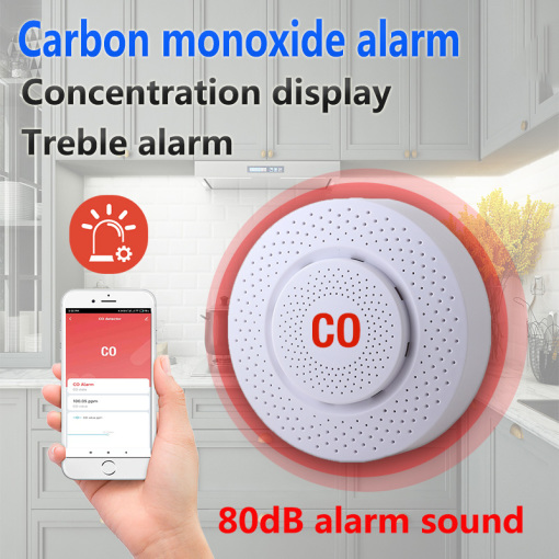 CO box ZigBee Concentration display+Field 80bd alarm sound