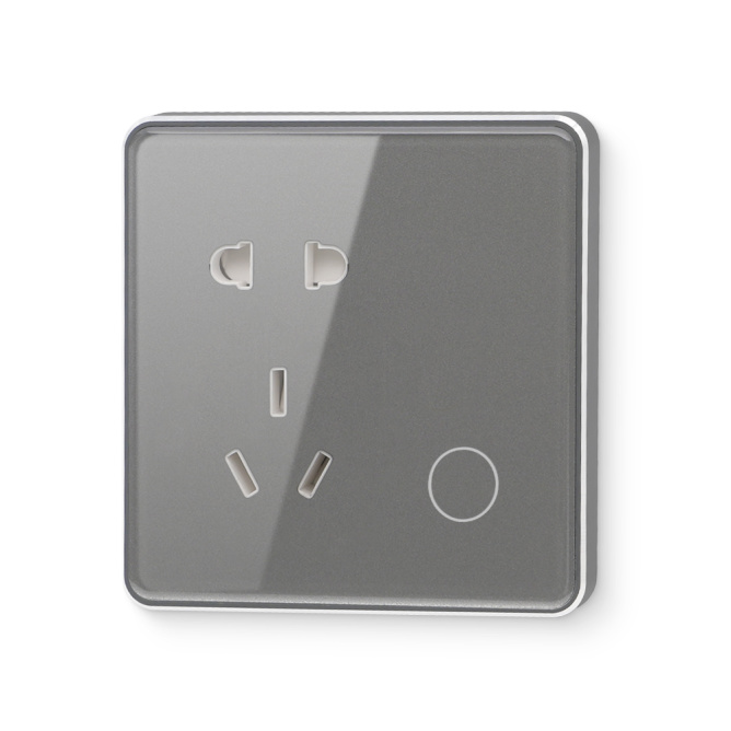 中规wifi插座10a5孔带电量统计铝合金框