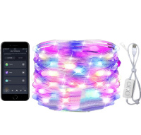 Smart App Christmas Lights with Remote IP65 Waterproof Outdoor String Lights for Home Decor DIY Wedding Garden