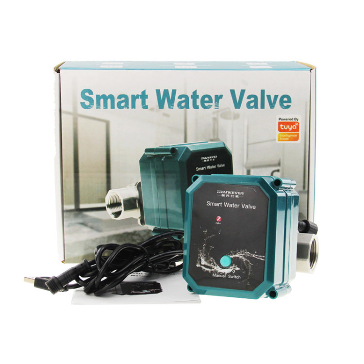 Automatic Smart Water Shut Off Valve Zigbee Tuya App Wi-Fi Water Timer