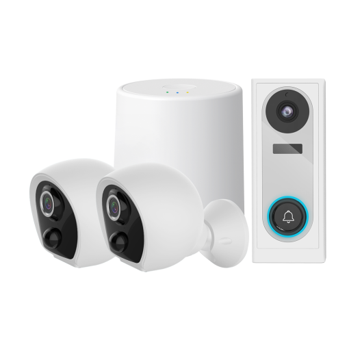 2MP Doorbell & Camera Battery Surveillance System