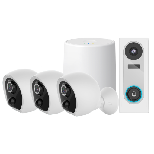 1080P Doorbell & Camera Battery Surveillance System