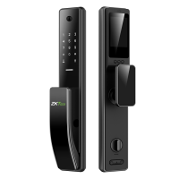TL800 Wifi push & pull fingerprint lock with doorbell & indoor monitoring screen