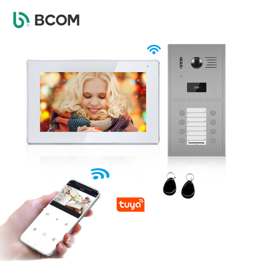 Intercom System for Home | 1 Apartment 170° Video DoorBell WiFi | 7  Monitor, Door Release - DX4711M/ID
