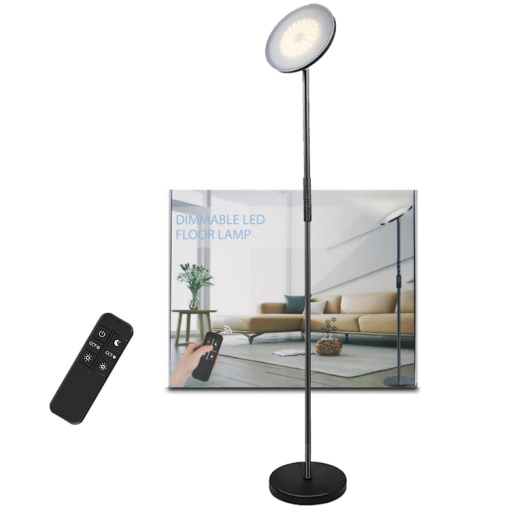 RF Remote White Color LED Floor Lamp