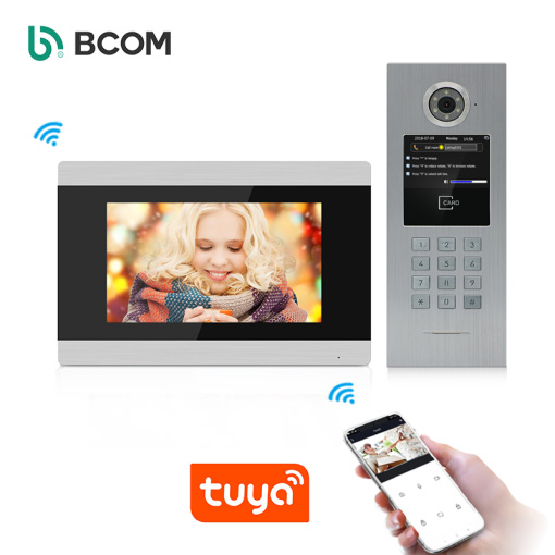 IP Based Apartment Building Video Intercom with Tuya Mobile Control