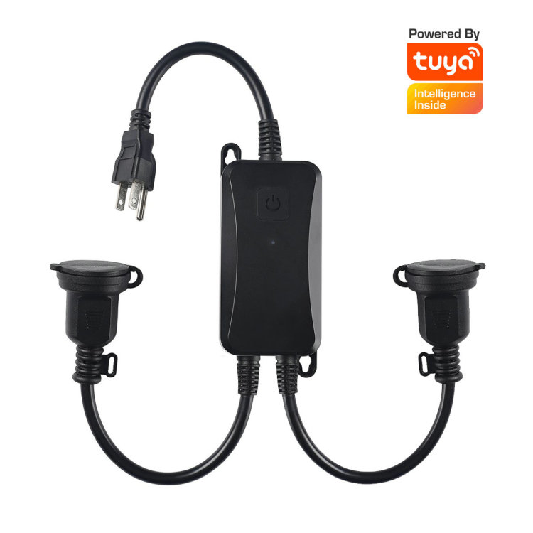 Tuya 10A Wifi+Bluetooth Smart Wall Socket Outlet Plug Fast Charging 2 USB  Ports