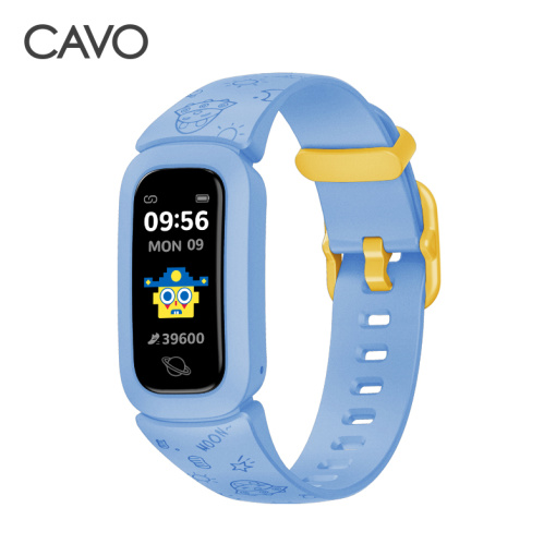 2022 New Arrival V102 Single Point Blood Oxygen Heart Rate Monitoring Colorful Cartoon Integrated Wristband Smart Watch 