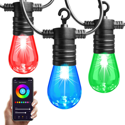 Patio Outdoor RGB Color Smart String Light
