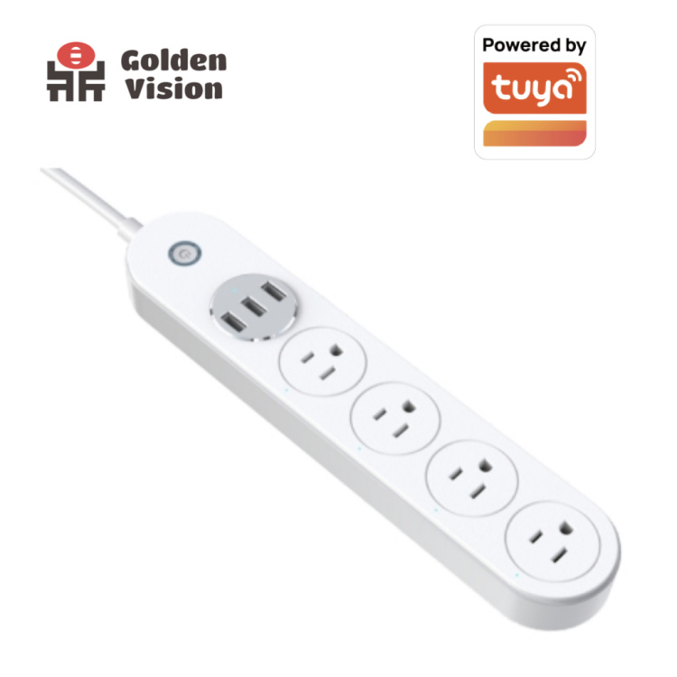 US Wi-Fi Power Strip USB Charing Flame Retardant Safety Cover