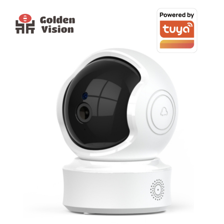Pan/Tilt Smart Security Camera, 1080p HD Dog Camera 2.4GHz with Night Vision,