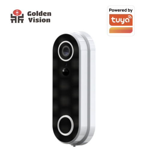 Smart Video Doorbell with Chime 1080P and Chime Alert Human Body Detection IP65 5200mHA Rechargeable Batteries IP65
